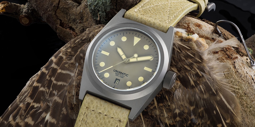 UNIMATIC's Latest Modello Due Timepiece Is Made of Titanium ... and Elk