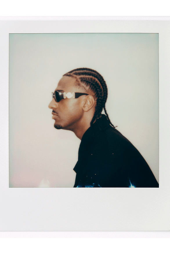 The Alexandre Sarr Versace Campaign Interview features basketball eyewear big gee