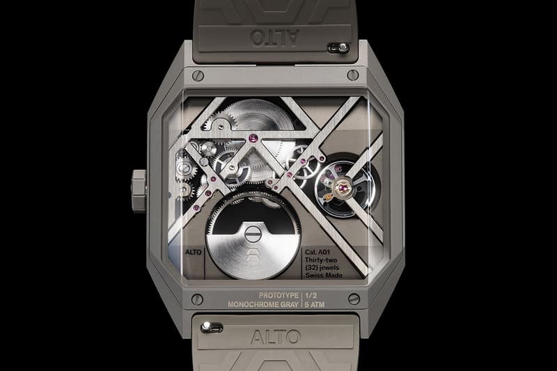 ALTO Art 01 Monochrome Editions Release Info Black Titanium Gray A01 Manufacture movement Raphaël Abeillon Thibaud Guittard