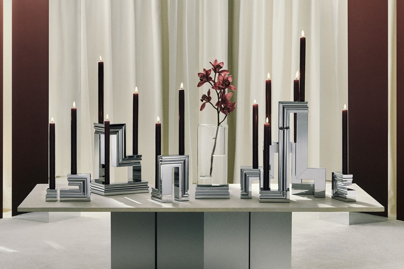 Mathias Kiss Christofle "Perspectives" Collection homeware tableware silverware design objects Info