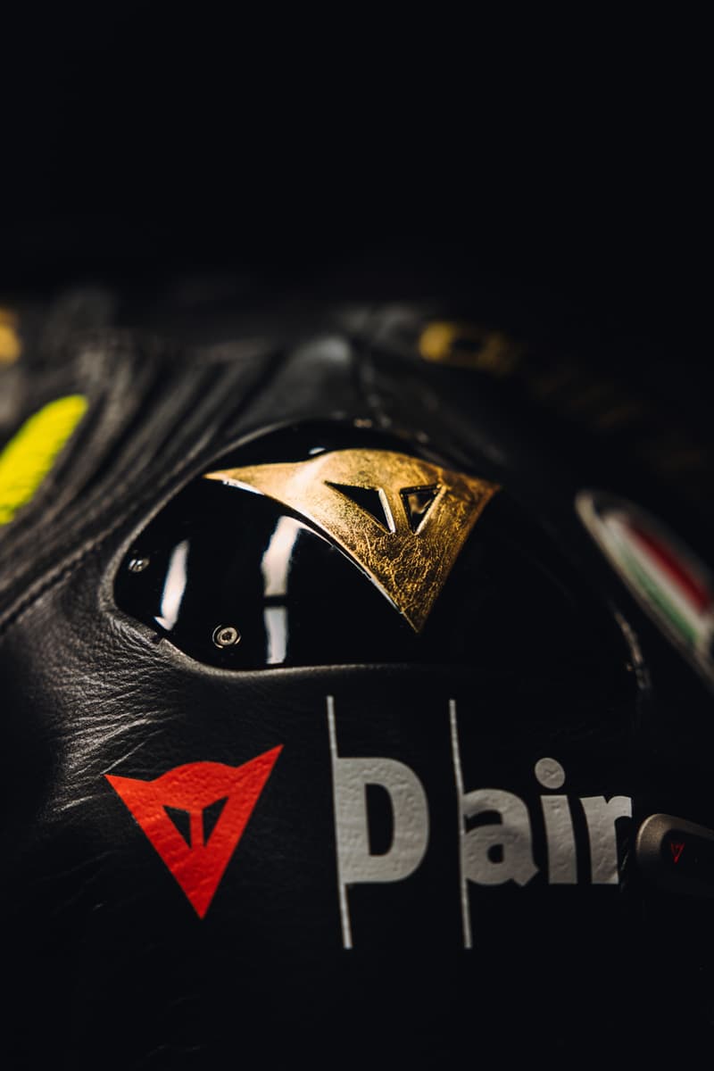 Dainese Group Valentino Rossi Soleluna Vale46 Anniversary Kit Dainese Demone GP D-air® 3x racing suit Pista GP RR helmet