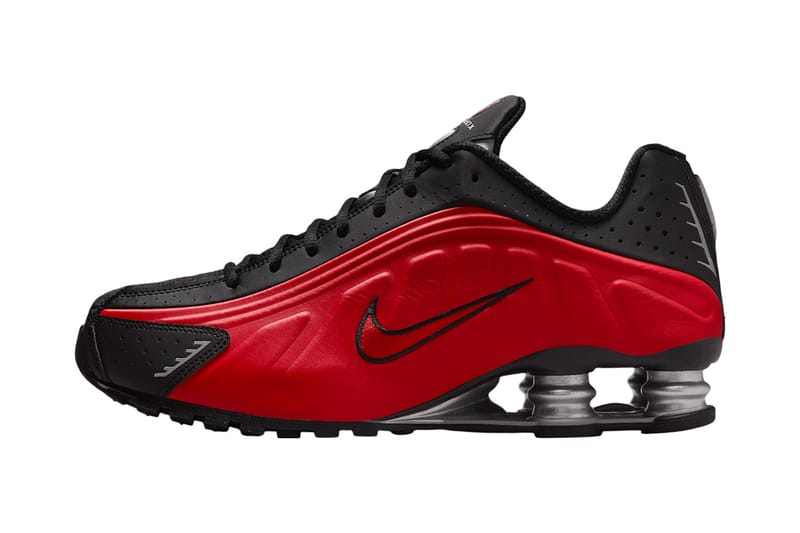 Nike Shox R4 Returns in Fiery “Black/Red”