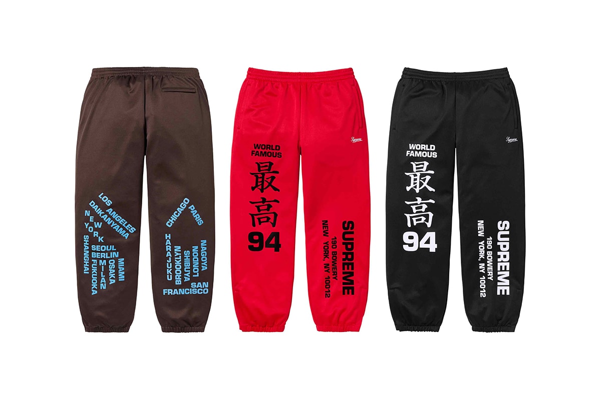 Supreme 2025 春夏系列「外套、上衣、褲裝」等服裝品項完整公開