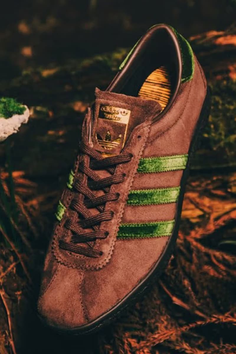 atmos x adidas Tobacco “Nenrin” JR8000 Release Info Yakushima Yakusugi cedar trees Three Stripes