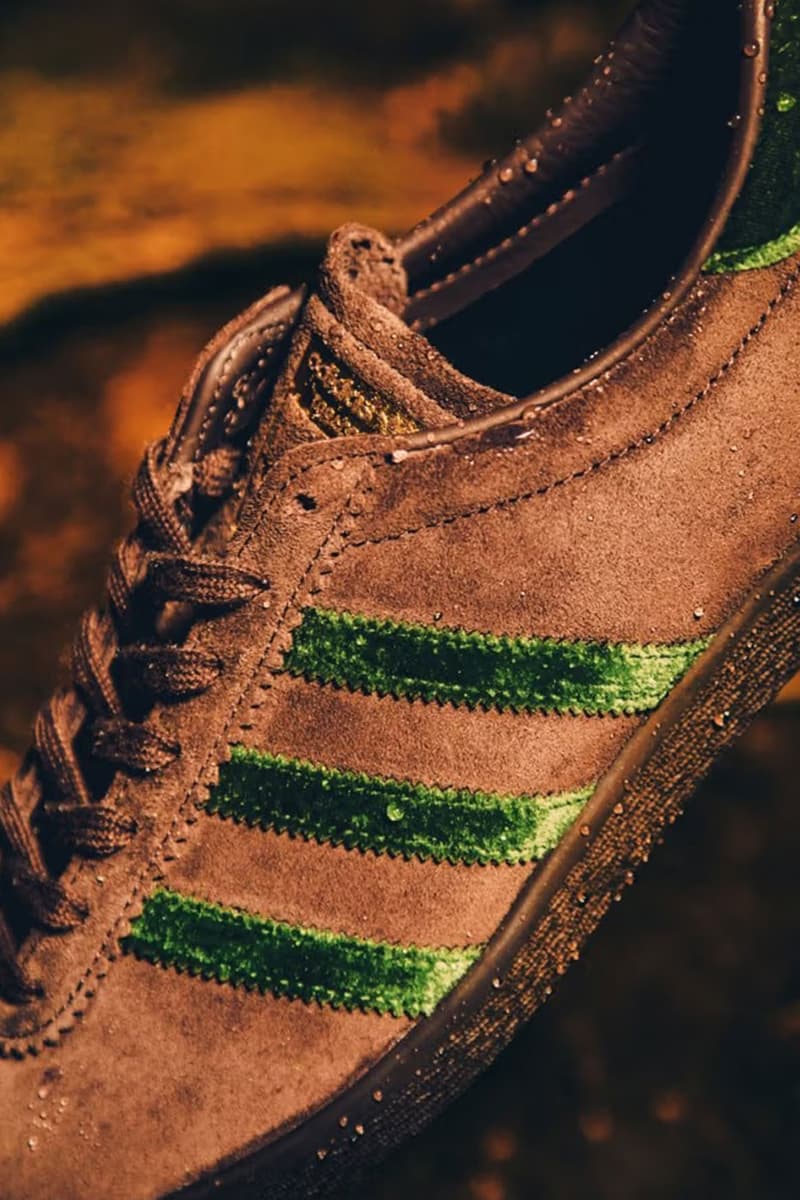 atmos x adidas Tobacco “Nenrin” JR8000 Release Info Yakushima Yakusugi cedar trees Three Stripes