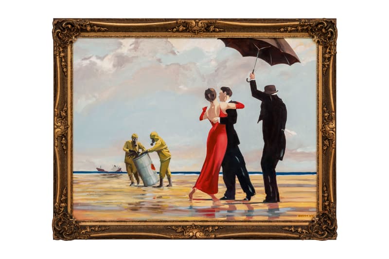 Blink 182's Mark Hoppus to Auction Rare Banksy Painting Crude Oil Jack Vettriano