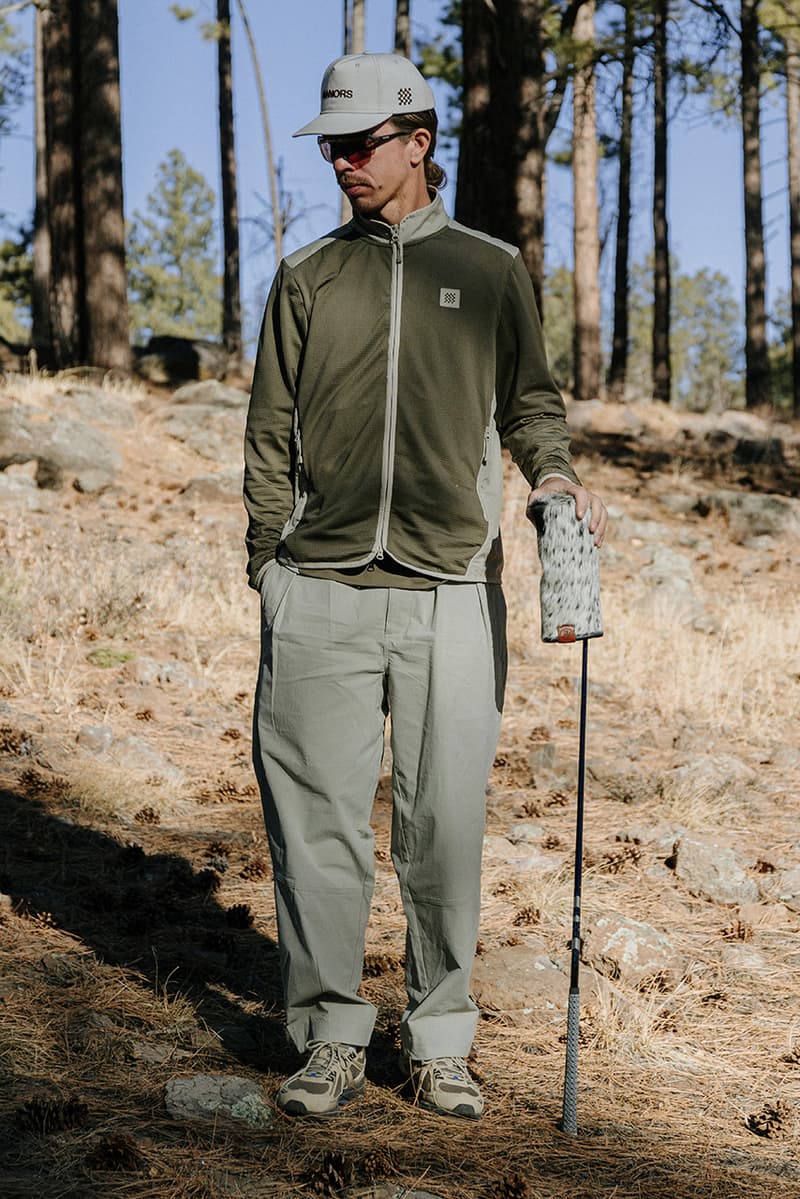 manors golf spring summer 25 drive to nowhere collection polo shirt windbreaker pants shorts