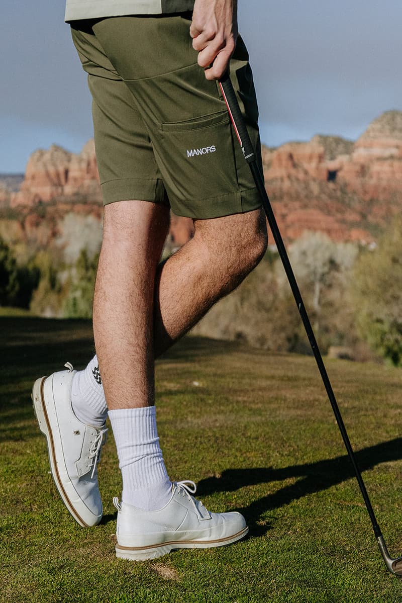manors golf spring summer 25 drive to nowhere collection polo shirt windbreaker pants shorts