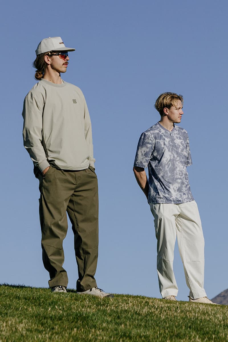 manors golf spring summer 25 drive to nowhere collection polo shirt windbreaker pants shorts