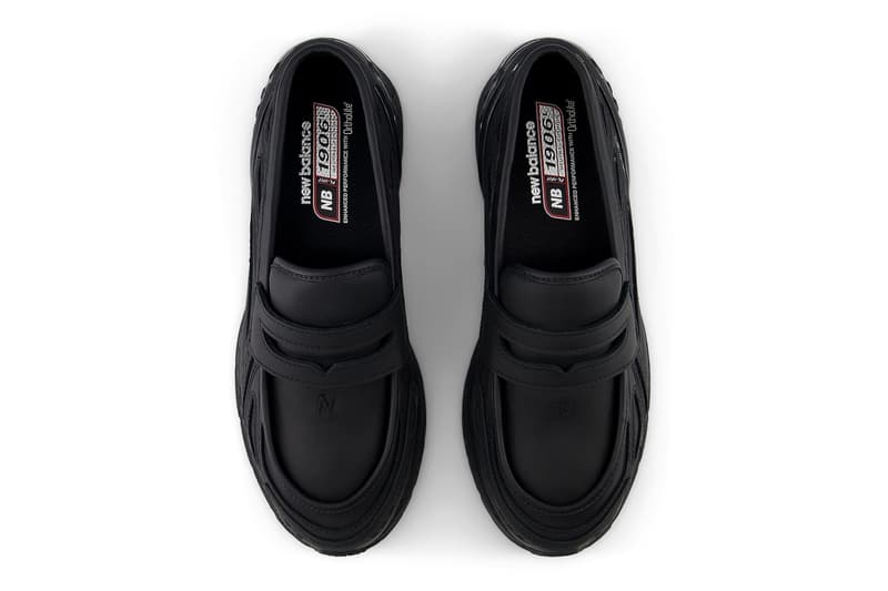 New Balance 1906L Loafers "Black" Release Info U1906LBN all black fourth version glossy tpu heel leather upper