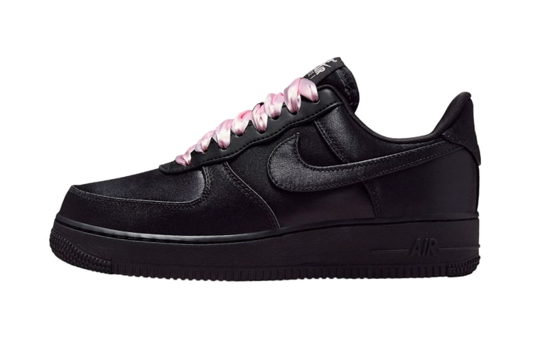 Nike Adds a Hint of Elegance To the Air Force 1 Low “Black Satin”