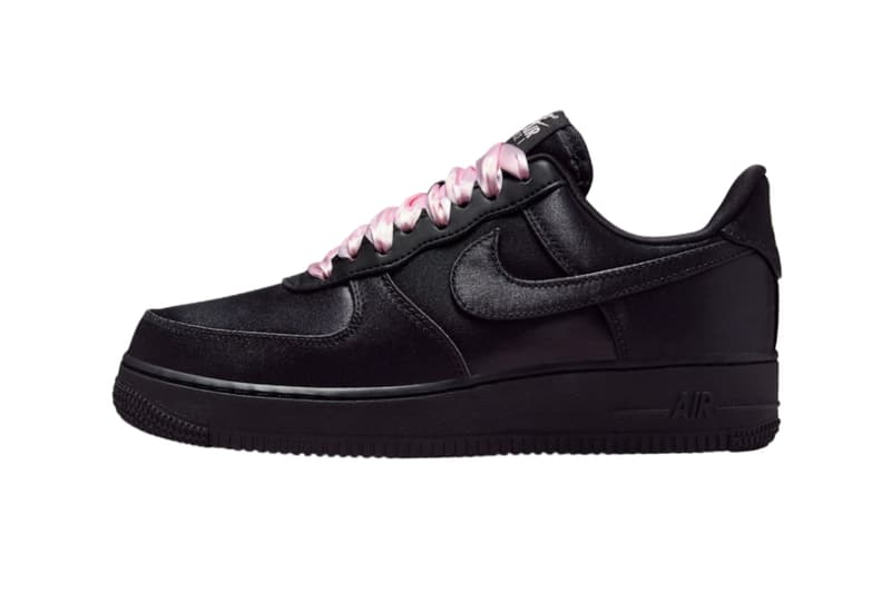 Nike Air Force 1 Low Black Satin IH2034-010 Release Info