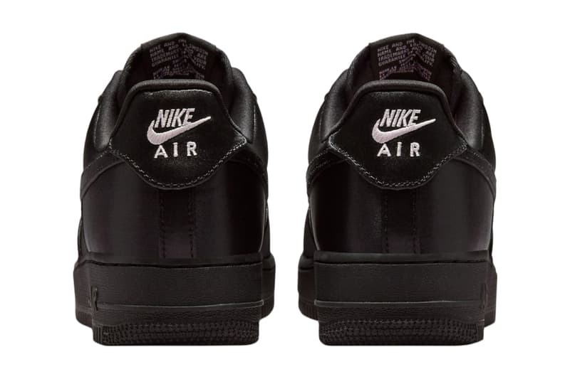 Nike Air Force 1 Low Black Satin IH2034-010 Release Info