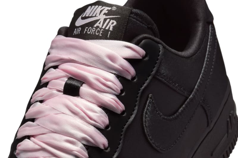 Nike Air Force 1 Low Black Satin IH2034-010 Release Info