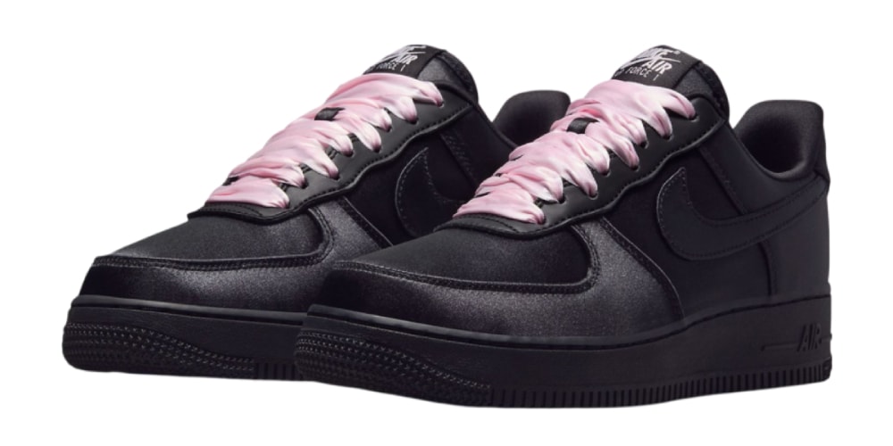 Nike Adds a Hint of Elegance To the Air Force 1 Low “Black Satin”