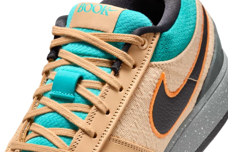 Nike Book 1 Surfaces in "Mowabb" devin booker Sesame/Black-Bright Mandarin-Smoke Grey-Dusty Cactus IF2406-200 release Info