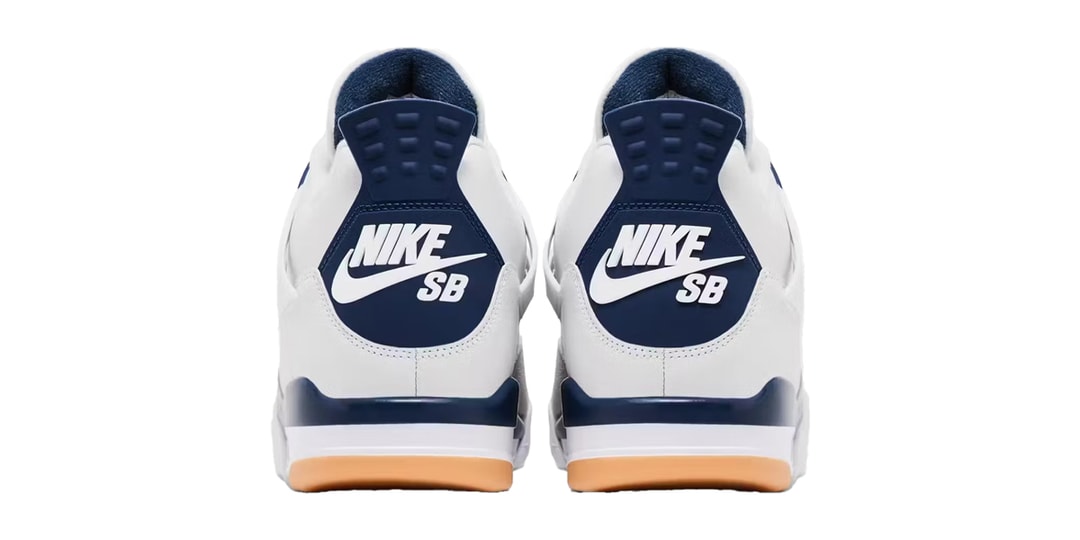 Retailer Images of the Nike SB x Air Jordan 4 "Navy"