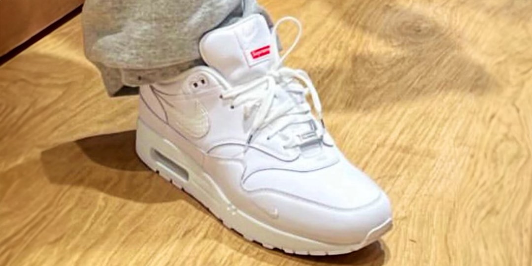 First Look at the Supreme x Nike Air Max 1 '87 "White"