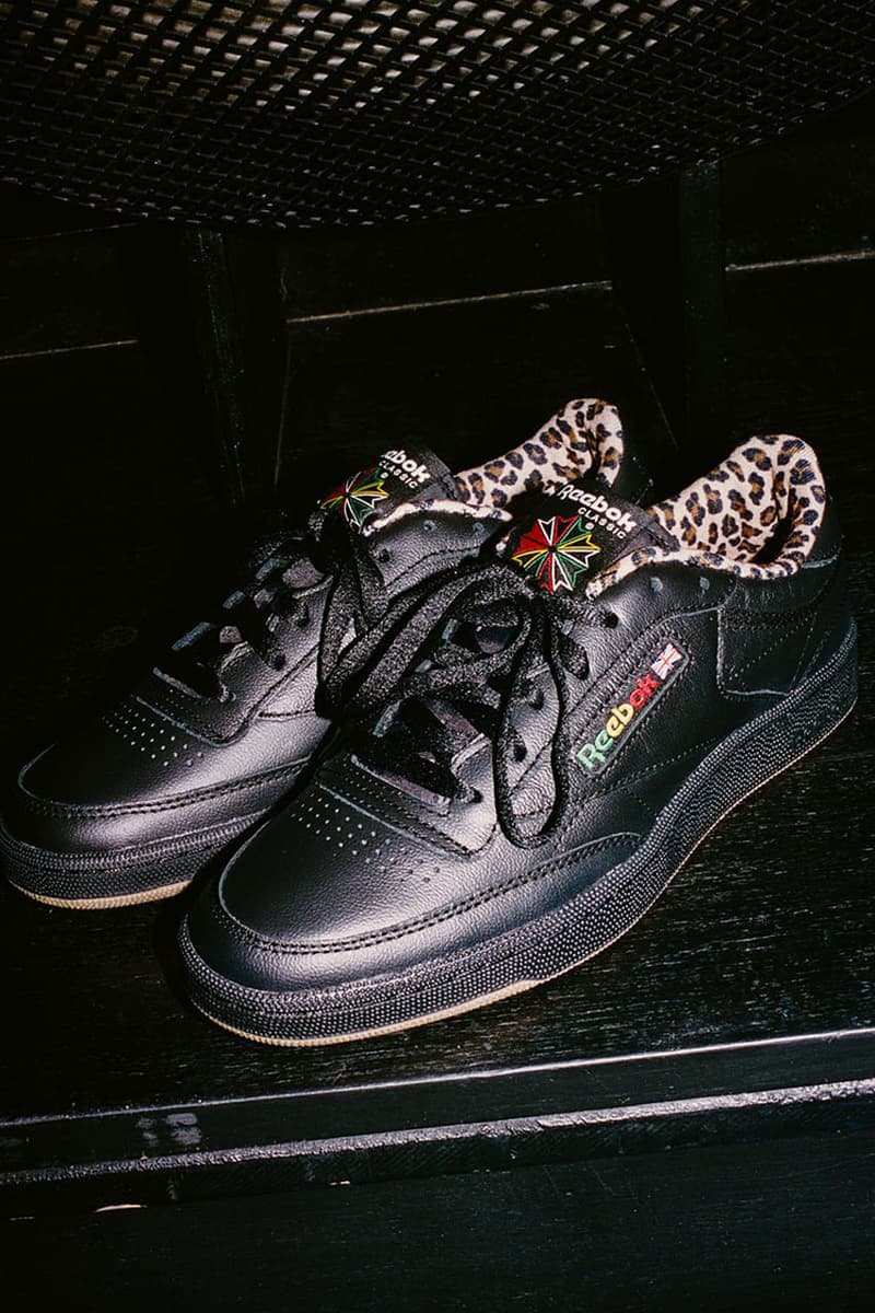 WACKO MARIA Adds Leopard Print to the Reebok Club C 85 release sneaker info drop