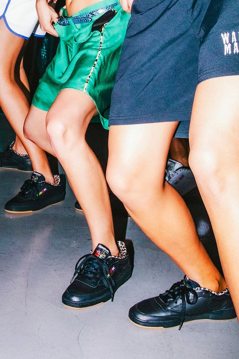 WACKO MARIA Adds Leopard Print to the Reebok Club C 85 release sneaker info drop