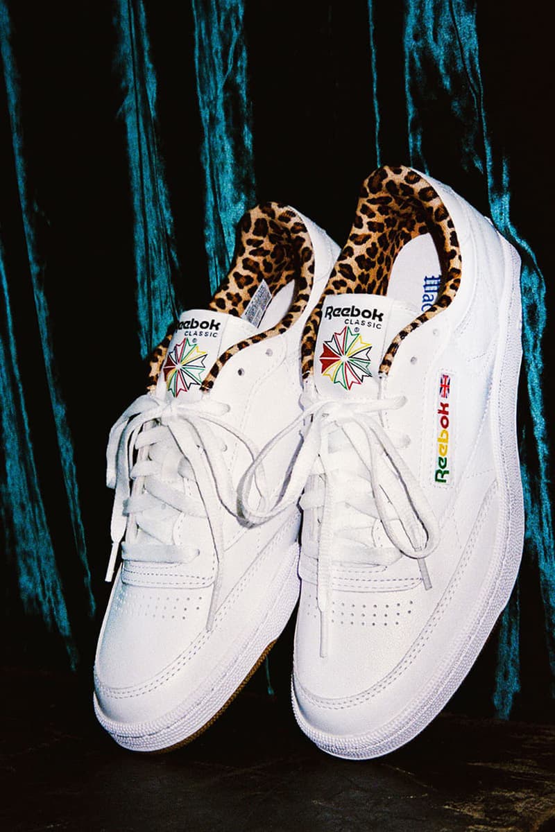 WACKO MARIA Adds Leopard Print to the Reebok Club C 85 release sneaker info drop