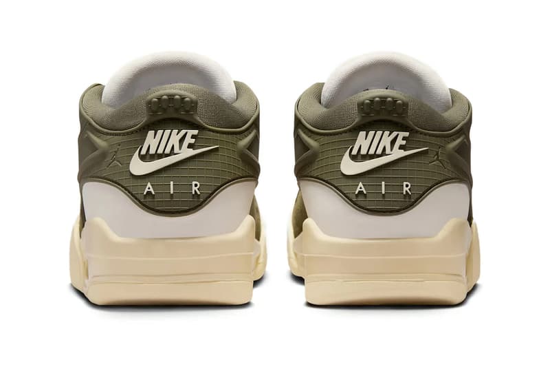 Official Look at the Air Jordan 4 RM "Medium Olive" FQ7940-121 Sail/Medium Olive/Coconut Milk sneaker 