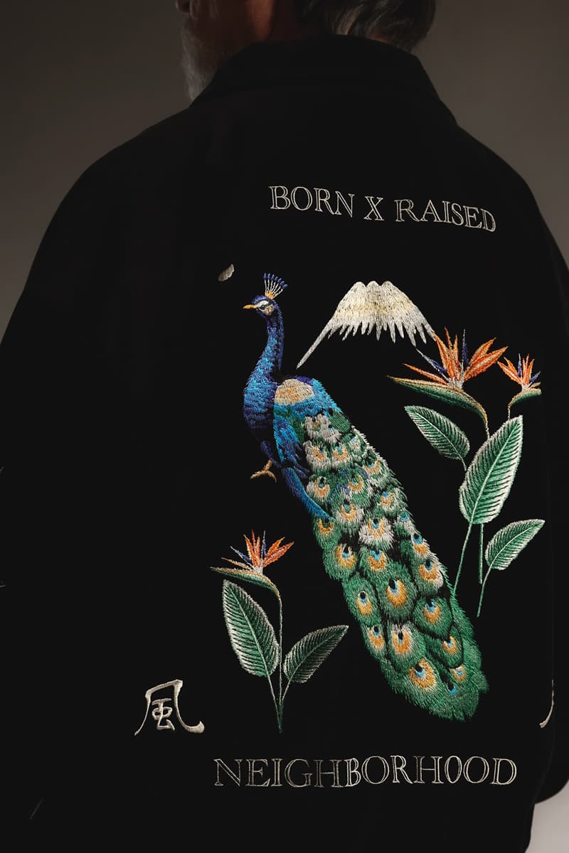 BORN X RAISED x NEIGHBORHOOD Bridges California and Harajuku collab capsule release info