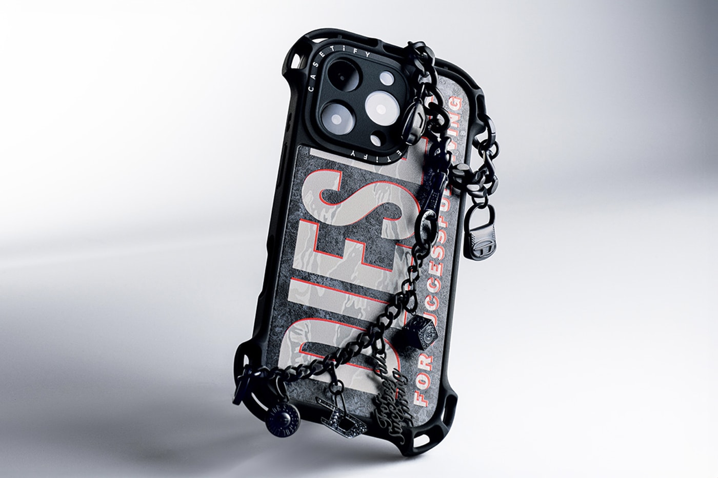 CASETiFY Drops Fashion-Infused Diesel Collaboration iphone accessories phone cases fashion italian brand ss25 grunge bandana 