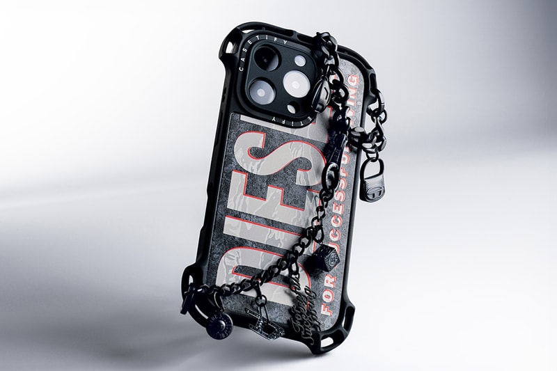 CASETiFY Drops Fashion-Infused Diesel Collaboration iphone accessories phone cases fashion italian brand ss25 grunge bandana 