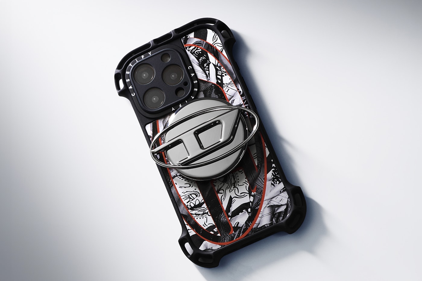 CASETiFY Drops Fashion-Infused Diesel Collaboration iphone accessories phone cases fashion italian brand ss25 grunge bandana 