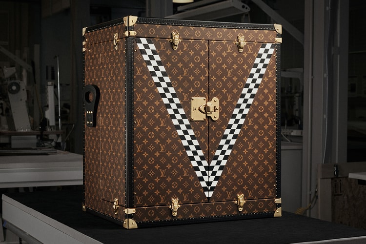 Closer Look at Louis Vuitton's 75th Anniversary Formula 1 World Championship Trophy Trunk
