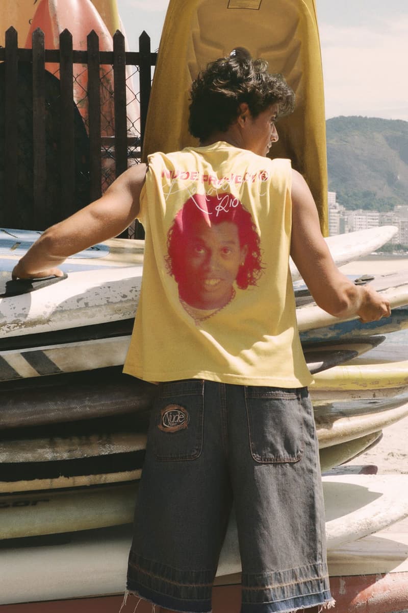 Ronaldinho x Nude Project “Lil Kid, Big Dreams” Collection Release Info streetwear brazil beach athletic wear rio de janeiro