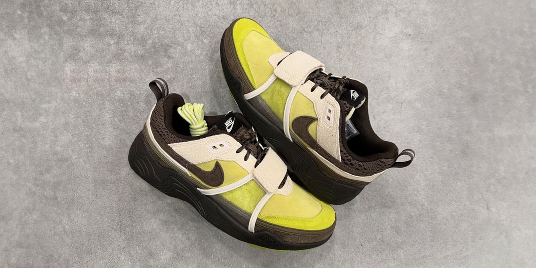 Closer Look at Travis Scott's Nike Zoom Field Jaxx “Limelight"