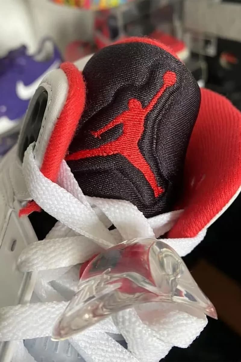 air michael jordan brand fire red 5 black tongue red midsole 2025 release date info photos price store list buying guide 