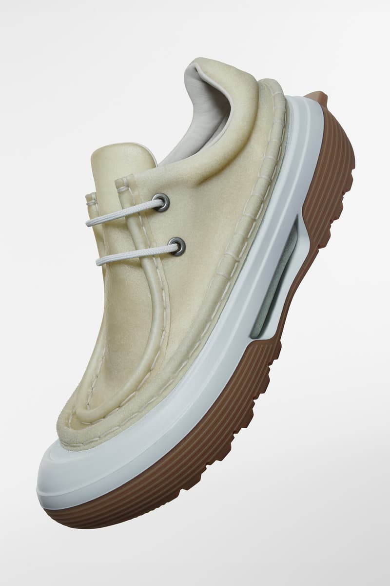 Craig Green Reimagines ECCO.kollektive Joke Silhouette in Lateset Collaboration concept fsdx pull on ECCO Leather Atelier structure reconstruction material innovation