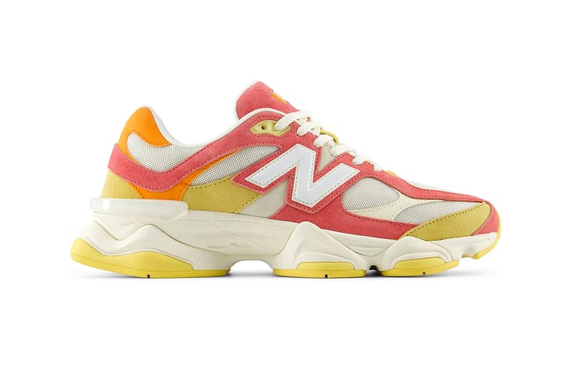 New Balance 9060 "Fluorescent" Release Info Pink/Orange-Yellow U9060FLO summer 2025