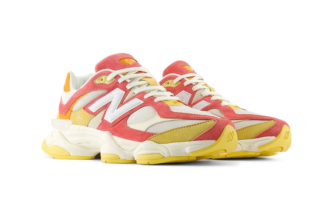 New Balance 9060 "Fluorescent" Release Info Pink/Orange-Yellow U9060FLO summer 2025 