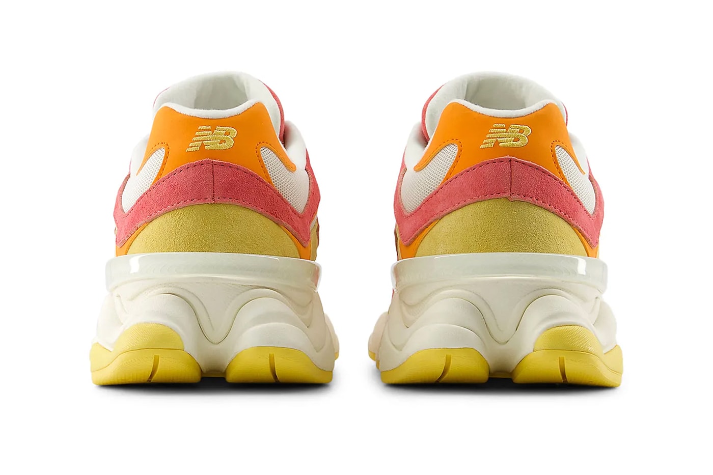 New Balance 9060 "Fluorescent" Release Info Pink/Orange-Yellow U9060FLO summer 2025 