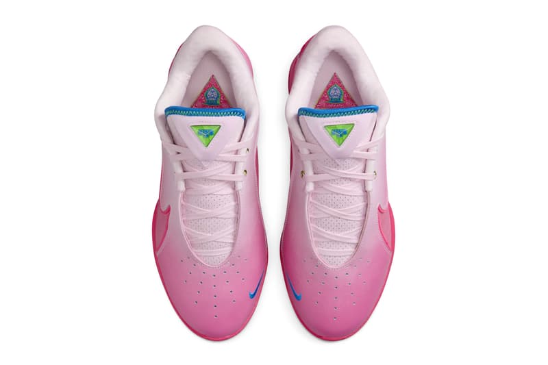 Nike LeBron 22 "I Promise" Has an Official Release Date lebron james HV8456-600 Pink Foam/Photo Blue/Pinksicle-Hyper Pink-Green Strike