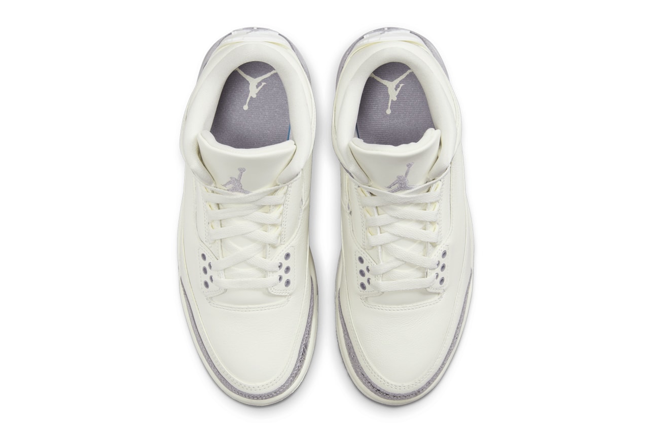 Air Jordan 3 Sail/Metallic Silver CK9246-100 Info release date store list buying guide photos price