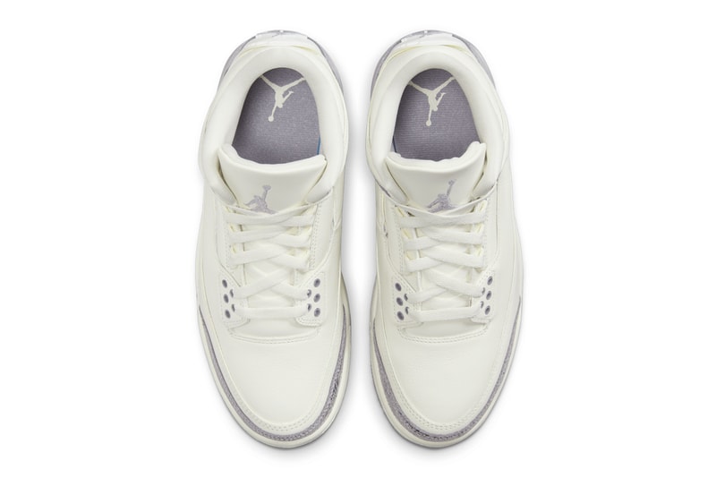 Air Jordan 3 Sail/Metallic Silver CK9246-100 Info release date store list buying guide photos price