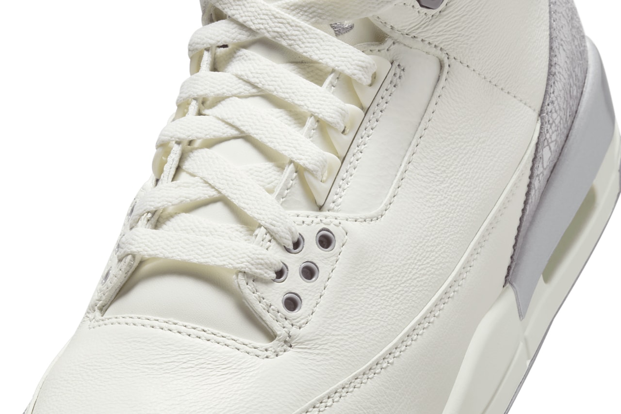 Air Jordan 3 Sail/Metallic Silver CK9246-100 Info release date store list buying guide photos price