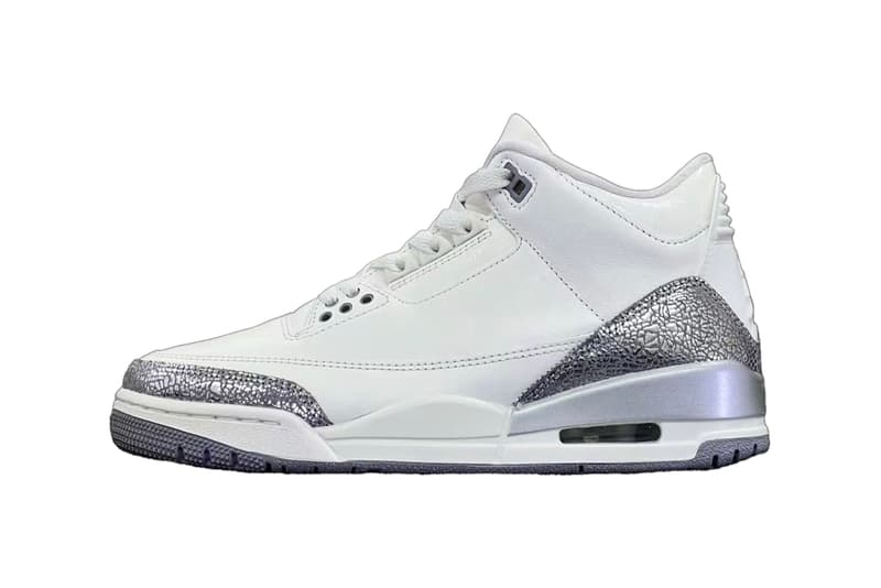 Air Jordan 3 Sail/Metallic Silver CK9246-100 Info release date store list buying guide photos price