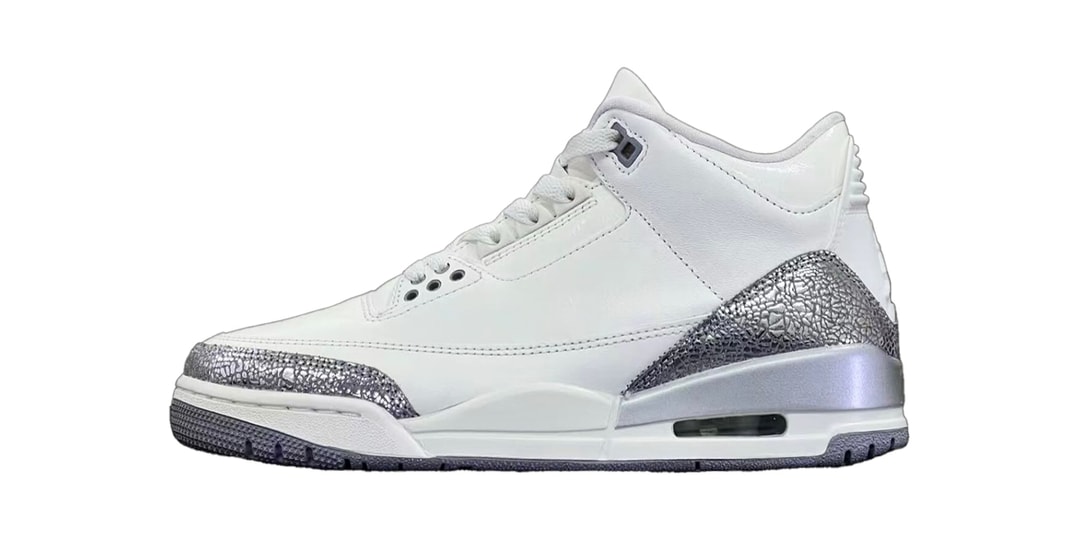 First Look at the Air Jordan 3 "Sail/Metallic Silver"