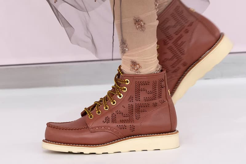 Fendi releases Its Luxe Red Wing Heritage Classic Moc Boots