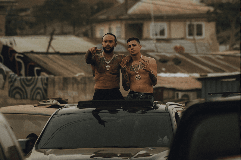 Memphis Depay MC Hariel Funk Collaboration Football Favelas music