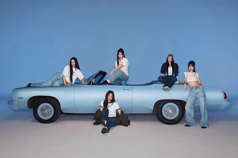 NJZ Stars in Calvin Klein's Spring 2025 Denim Campaign new jeans kpop group minji hanni danielle haerin hyein