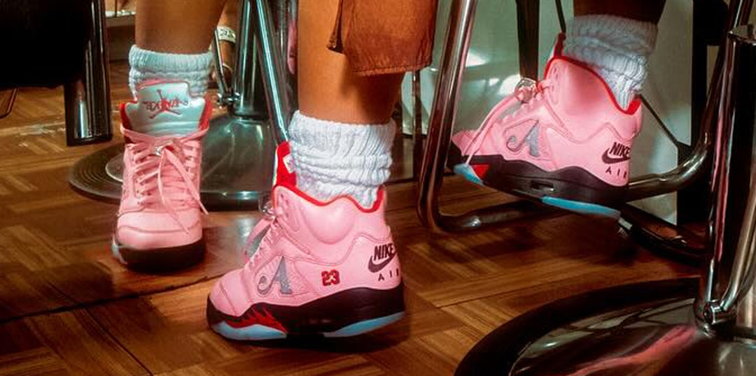 Sukii Baby Previews the Awake NY x Air Jordan 5 in "Arctic Pink"