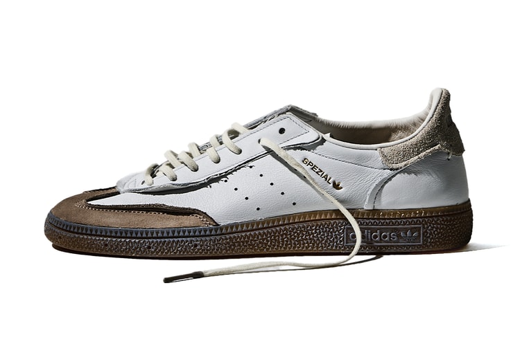 The INVINCIBLE x adidas Handball Spezial Exudes Deconstructed Appeal