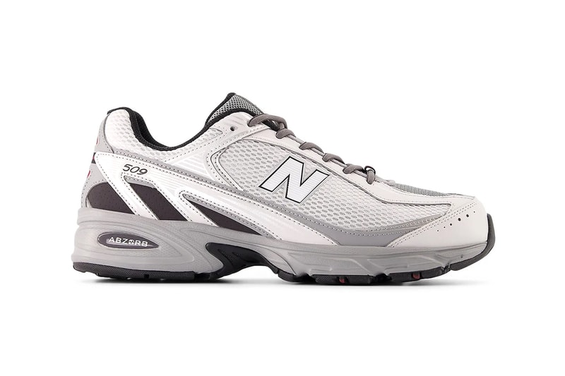 New Balance 509 "White/Grey" U509BG Release Info white grey dad shoes y2k
